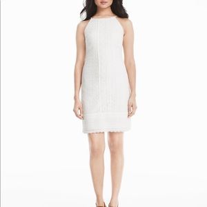 NWT White Lace Shift Dress